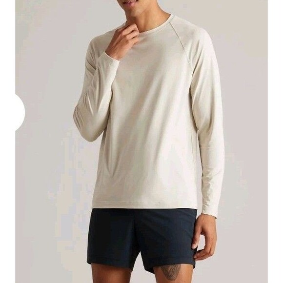 NWT Rhone Reign Long Sleeve Shirt Moisture Wicking Anti Odor UPF 50+ Mens Medium - Picture 1 of 8